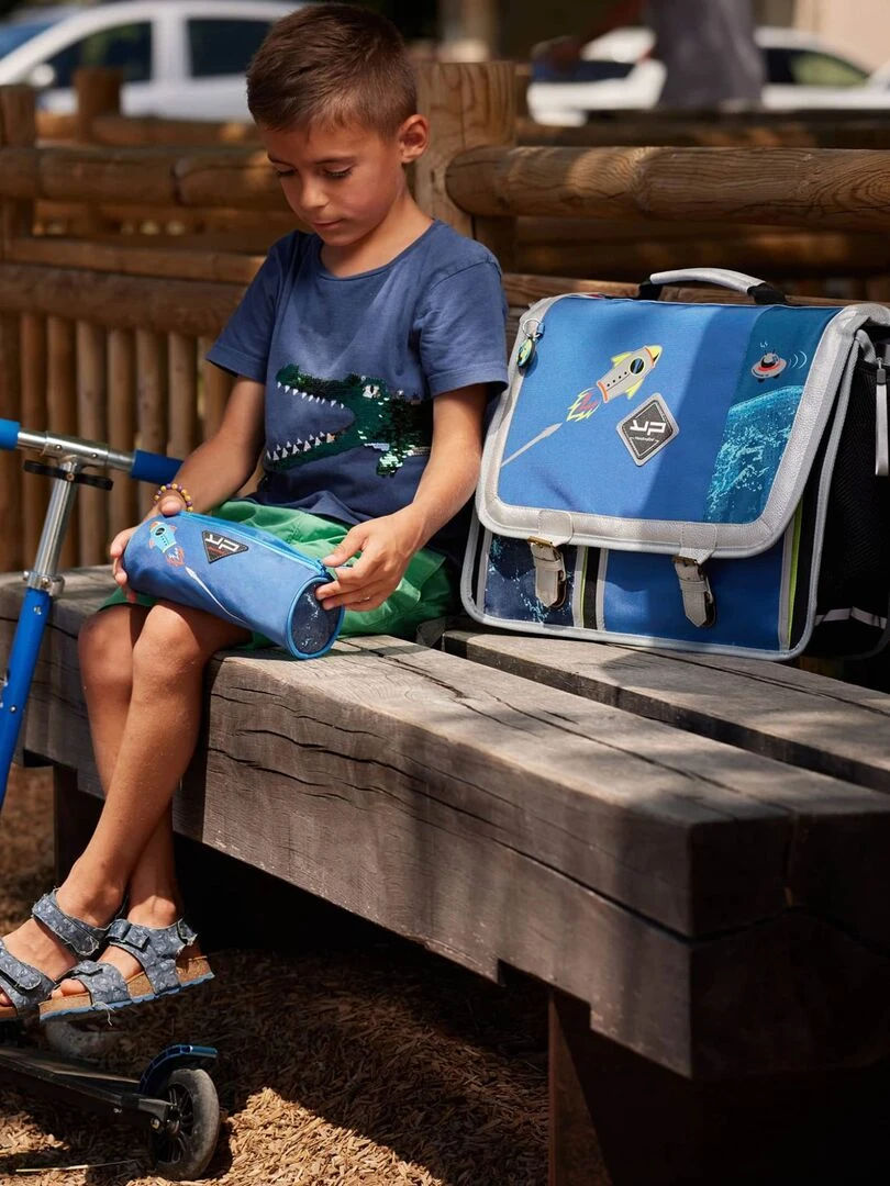 BODYPACK Cartable 41cm recyclé objectif lune   Bleu