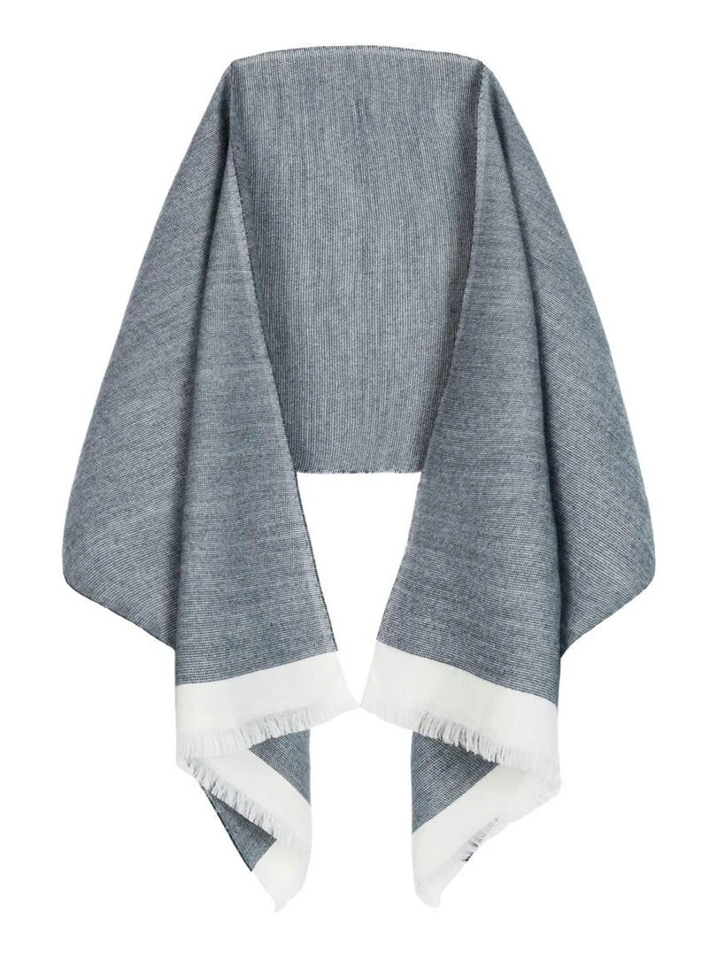 Châle Samara Fabriqué en France Gris