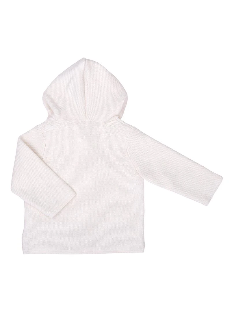 Cardigan bébé en tricot Ecru