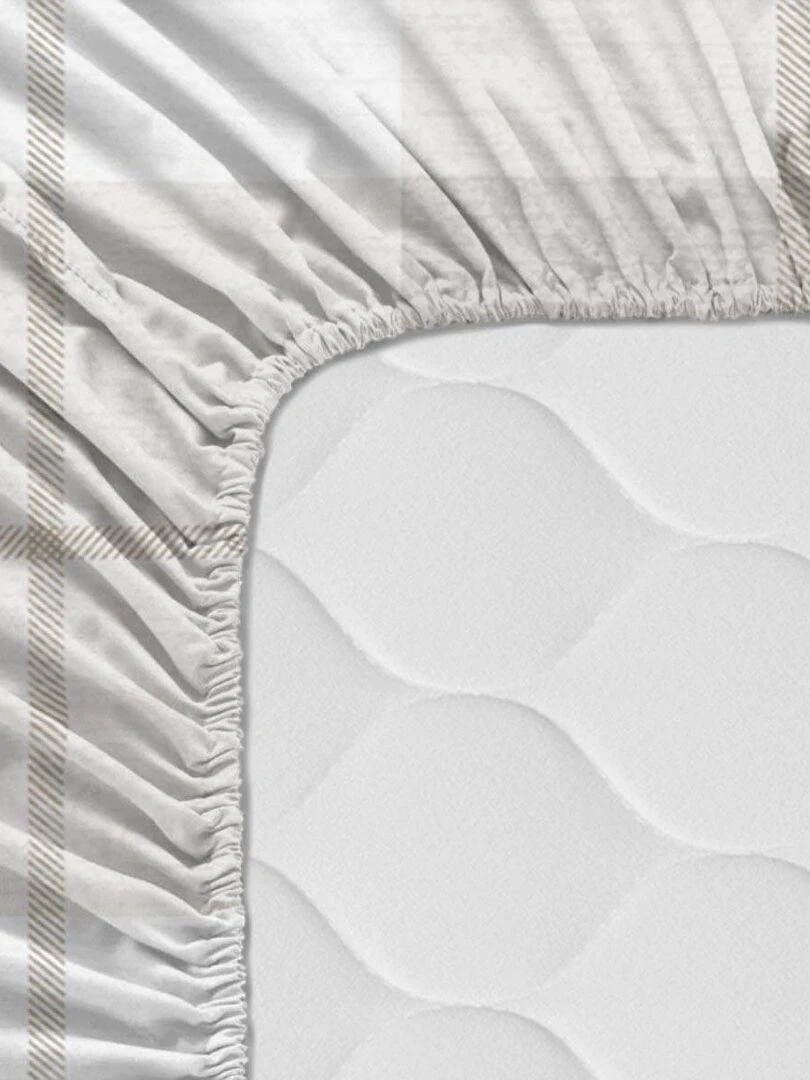 Drap housse Mystical winter "Happyfriday"   Blanc