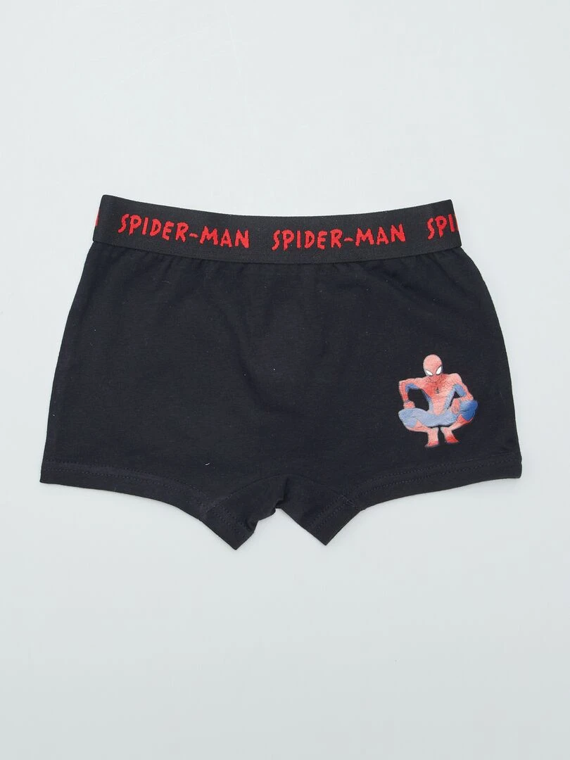 Lot de 3 boxers 'Spider Man' Gris/rouge/bleu marine