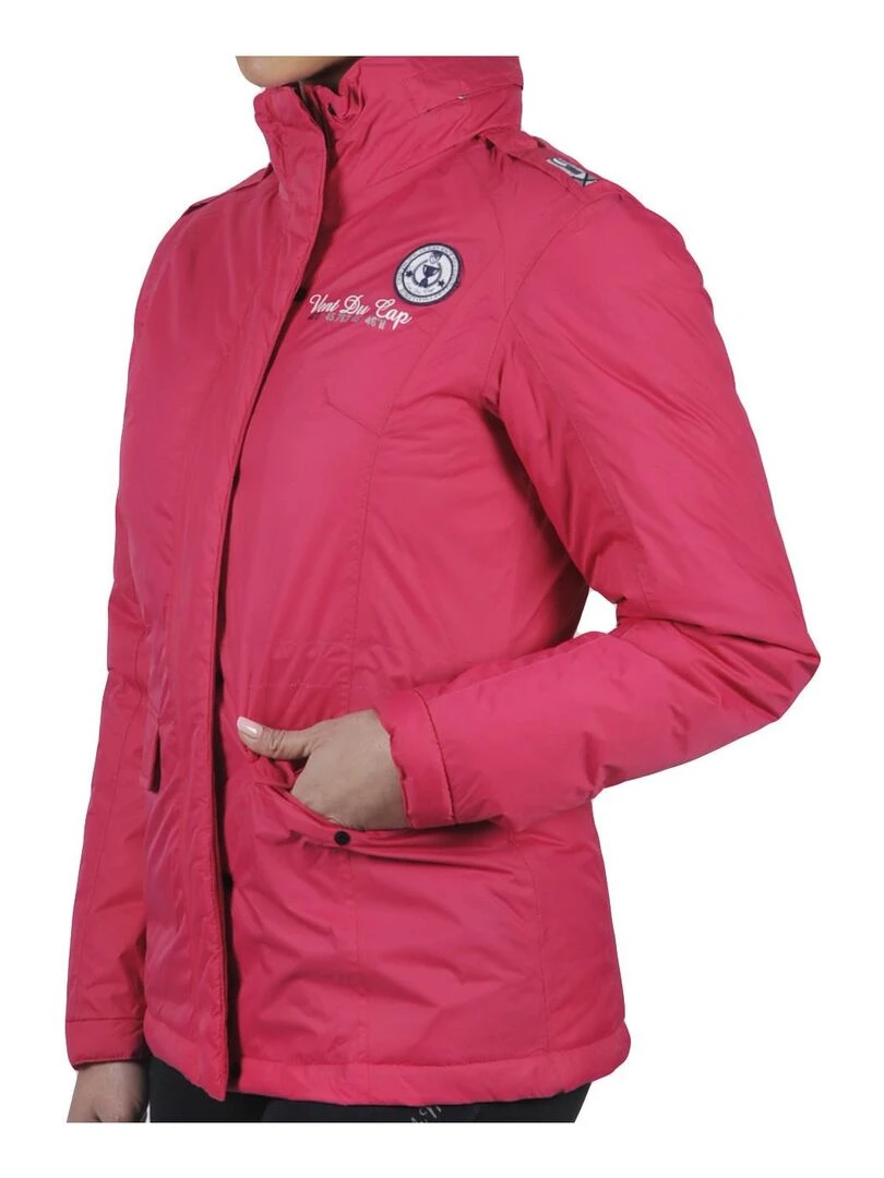 Parka femme AWOW   Rose fushia