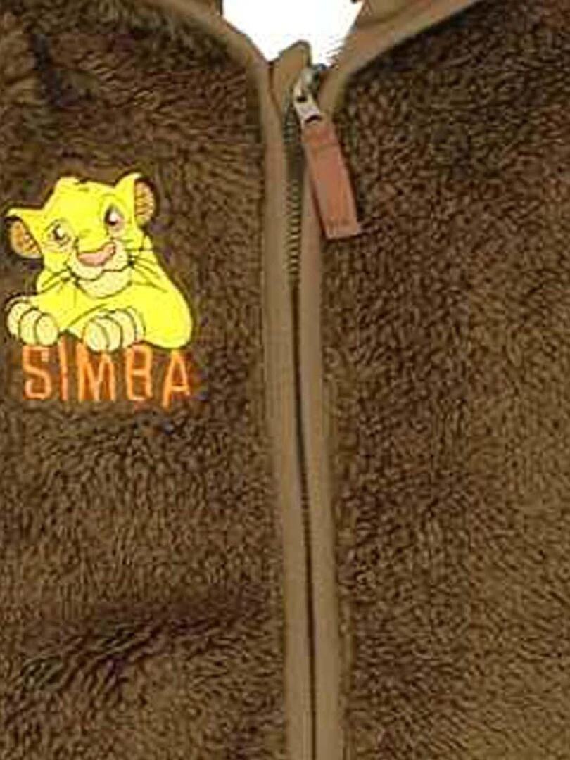 Disney   Ensemble ​​Veste pantalon bébé garçon Imprimé Le Roi Lion   Marron