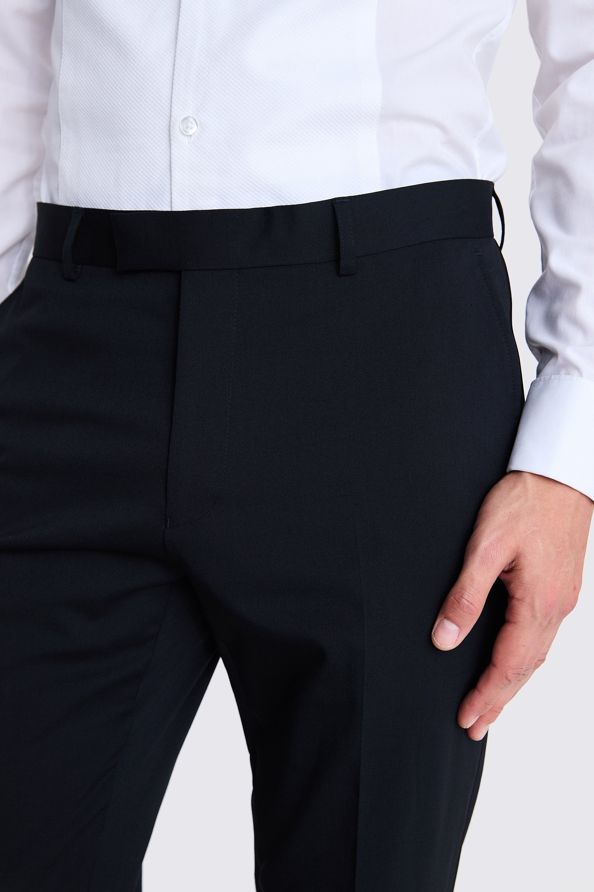 Ted Baker Tailored Fit Black Trousers   Buy Online at Moss