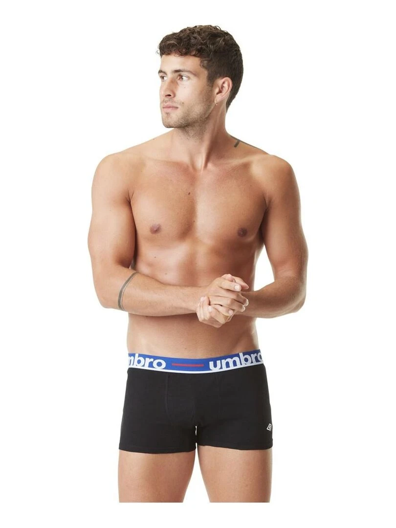 Lot de 5 Boxers coton homme Class Umbro   Noir