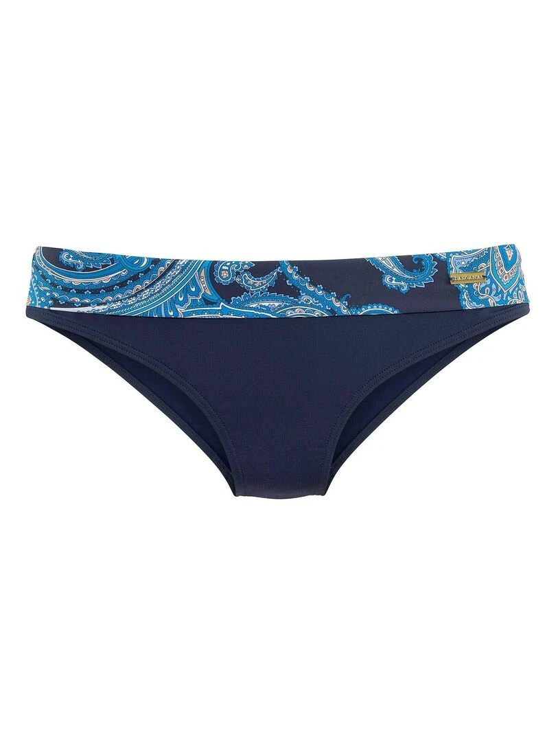 Bas maillot slip de bain ceinturé Boho Multicolore