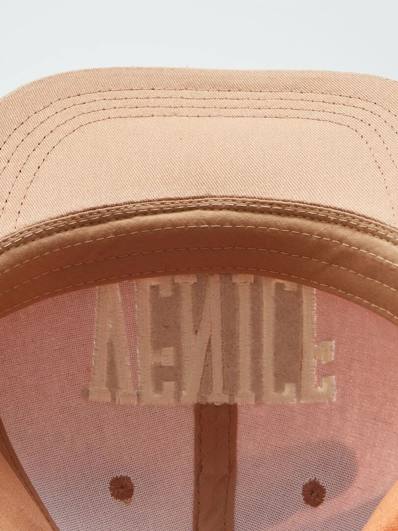 Casquette à visière plate imprimée   Camel