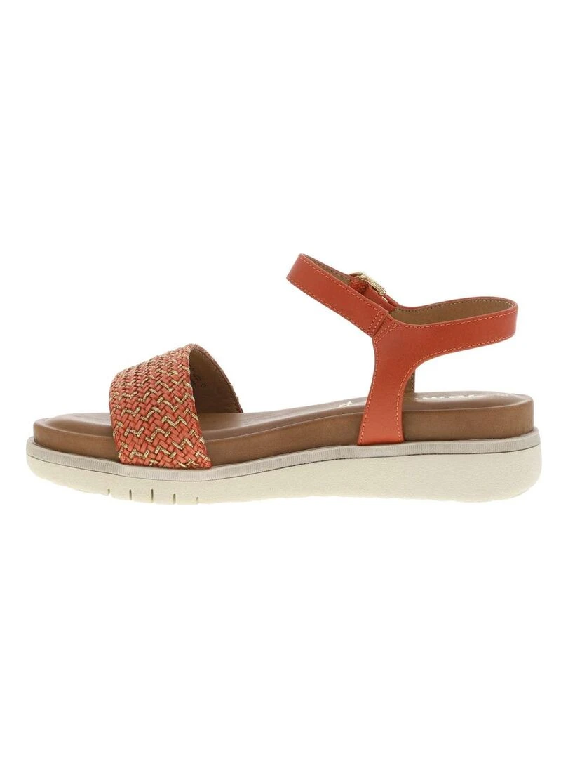 TAMARIS   Nu pieds talon semi compensée   Orange