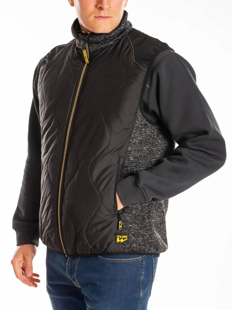 Gilet sans manches matelassé ARCHIE 'Rica Lewis' Gris