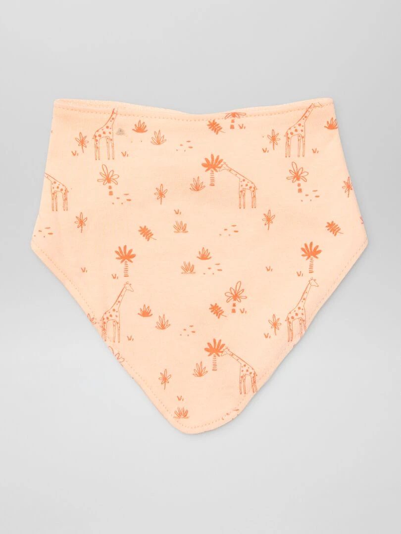 Lot de 3 bavoirs Rose