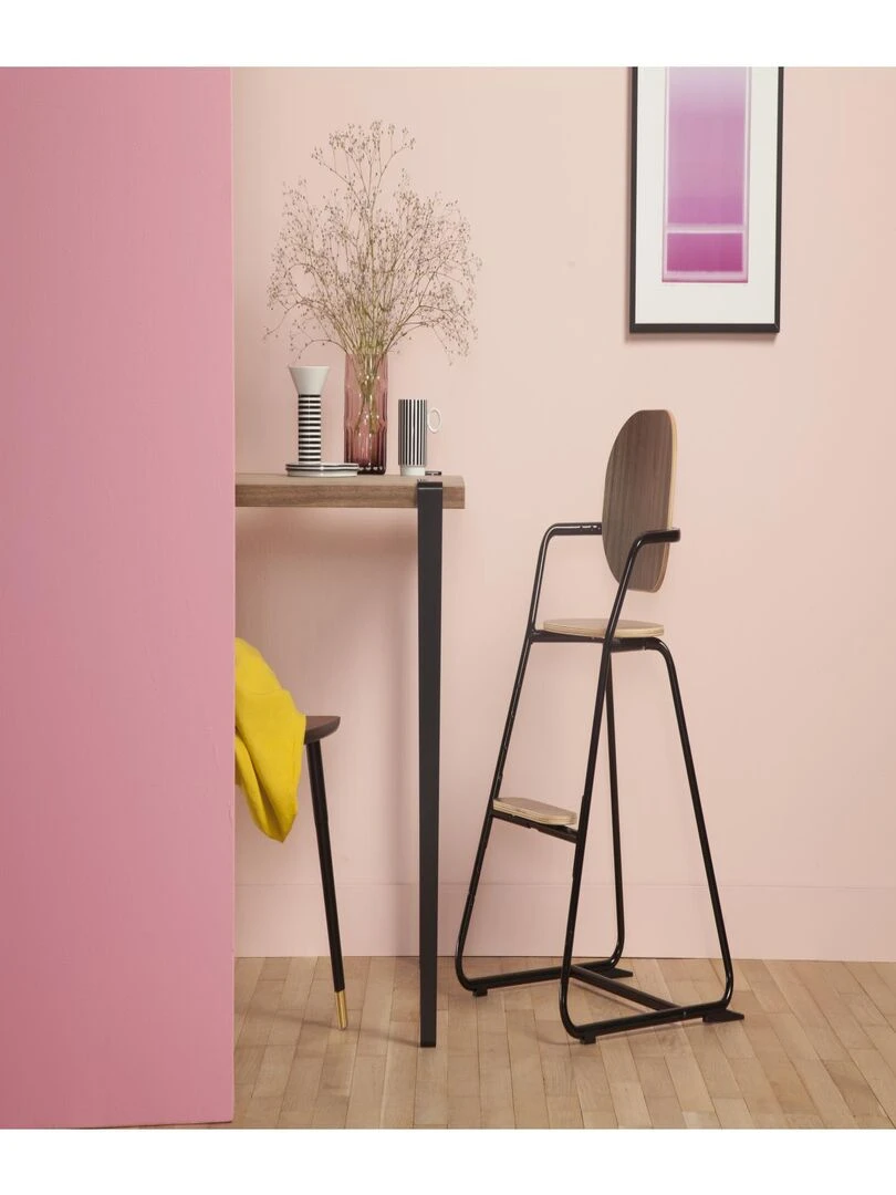 TIBU High Chair Black Edition in Walnut Noir