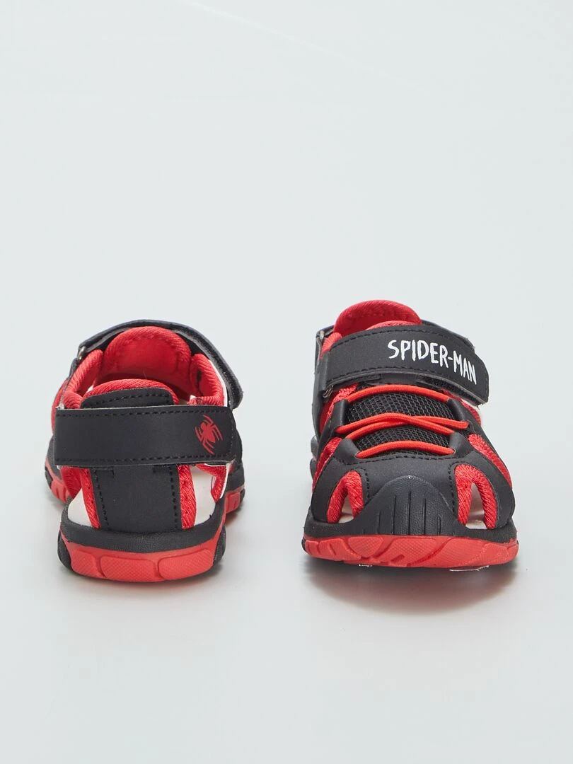 Sandales 'Spider Man' 'Marvel'   Noir/rouge
