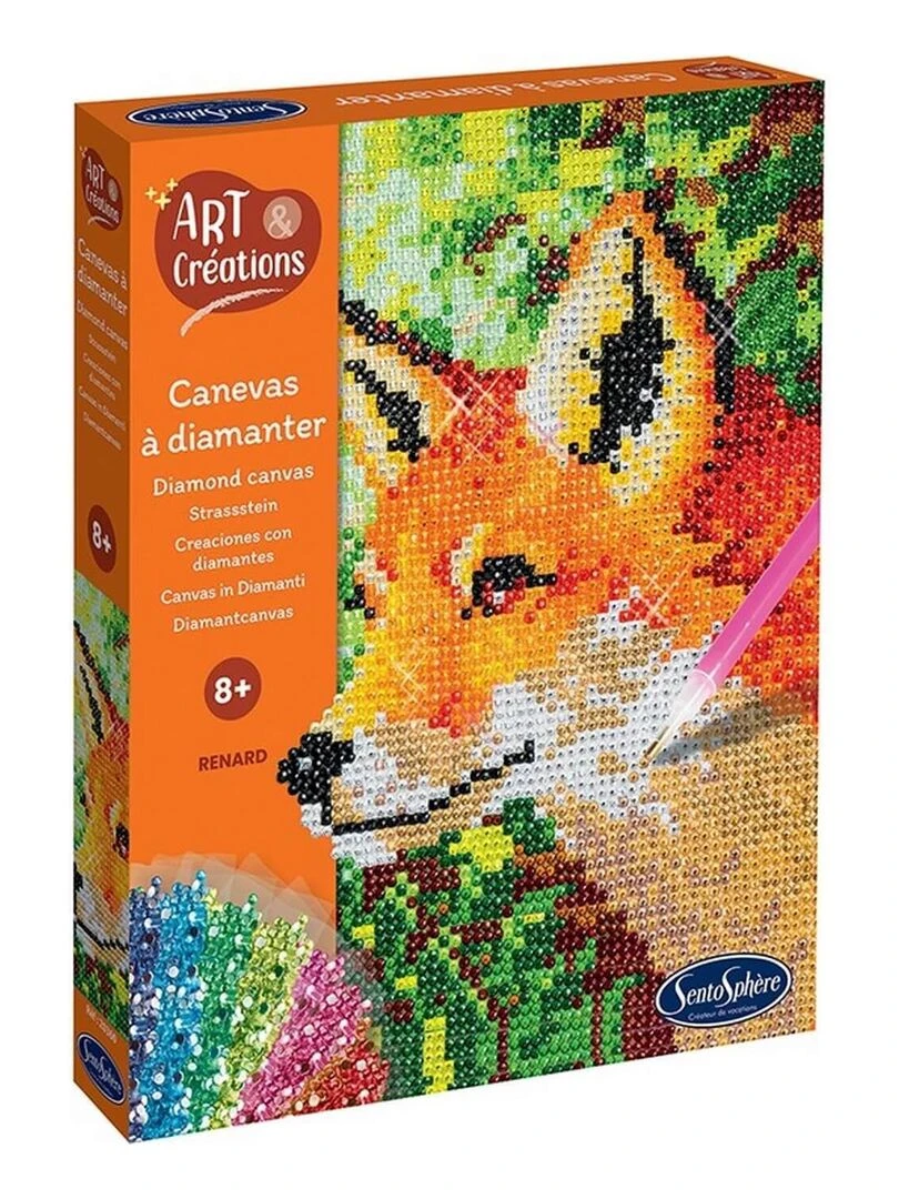 Canevas a diamanter Renard Art et creations N/A