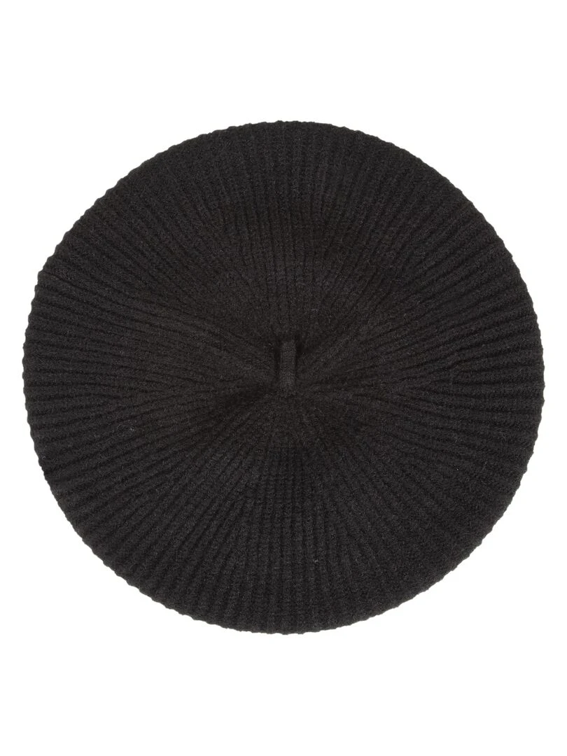 Béret Femme maille Soft Touch Noir   Noir