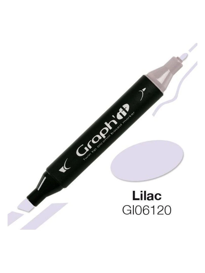 Marqueur Graph'It à double pointe   Lilas   N/A