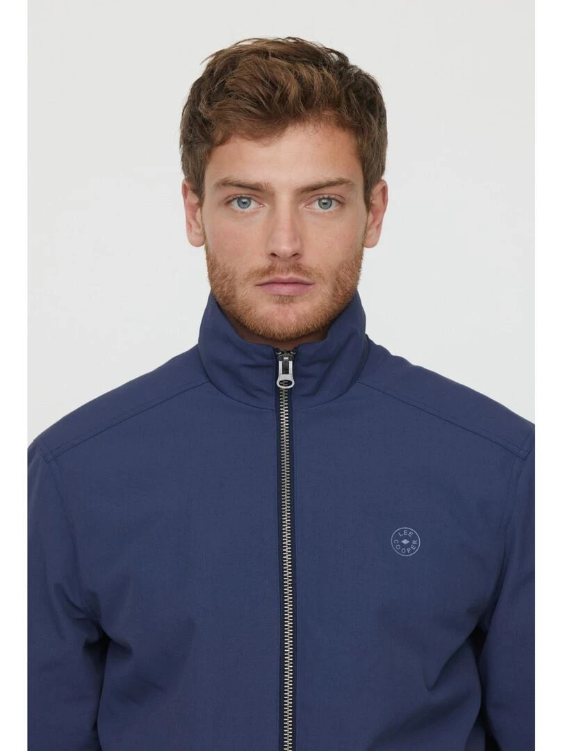 Lee Cooper   Manteau manches longues polyester regular FOXE   Bleu marine