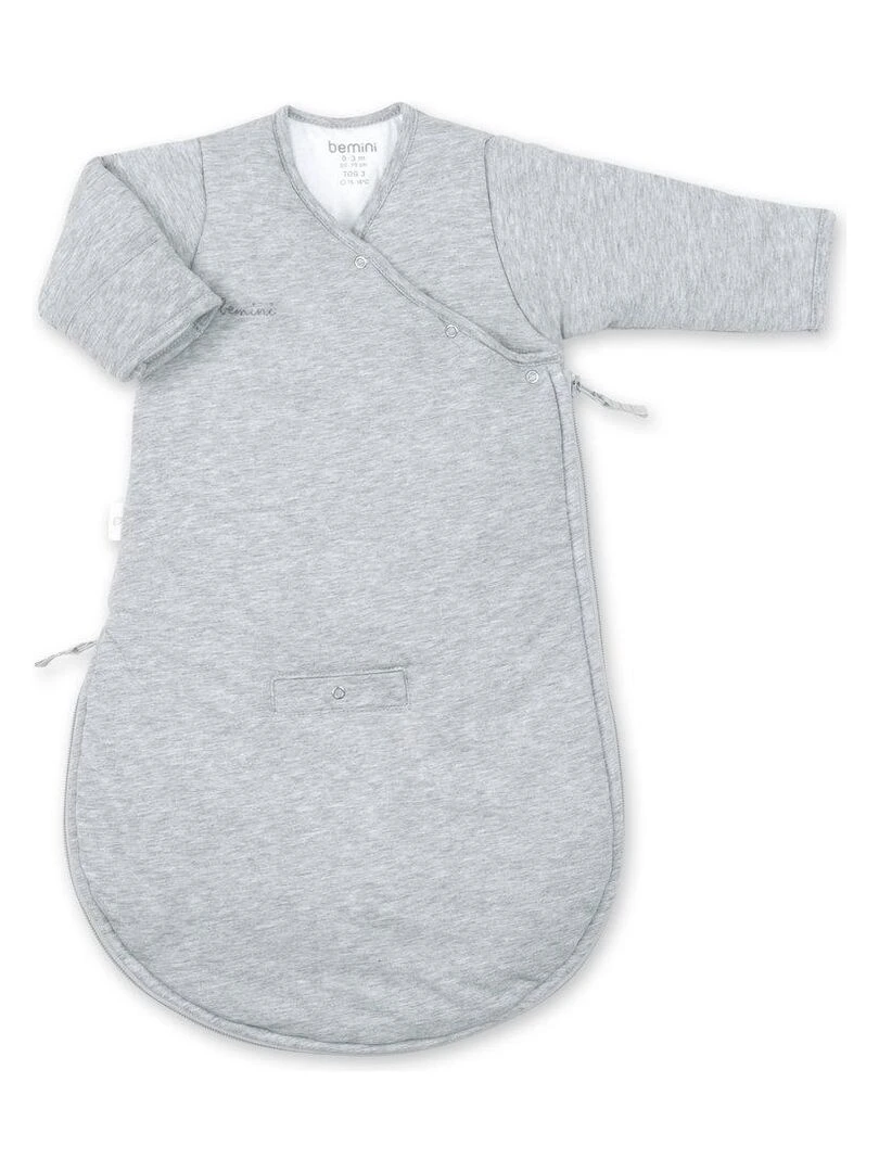 Bemini Gigoteuse 1 4 mois Pady jersey + jersey tog 3 Gris chiné