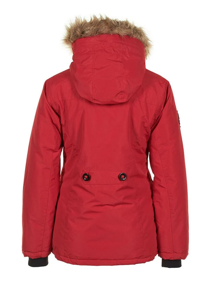 Parka de ski femme ALAVA Rouge
