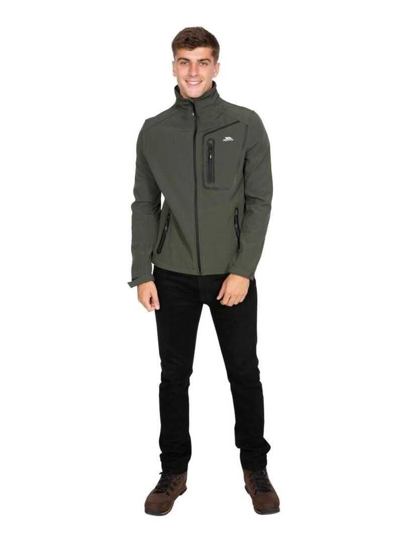 Trespass   Veste softshell HOTHAM   Vert kaki