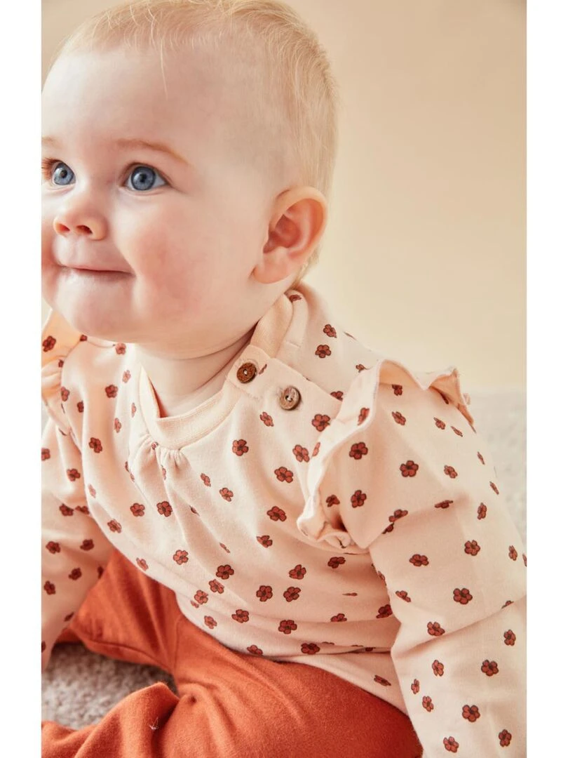 Set sweat + jogging  spéculoos/rose clair   Noukie's   Rose