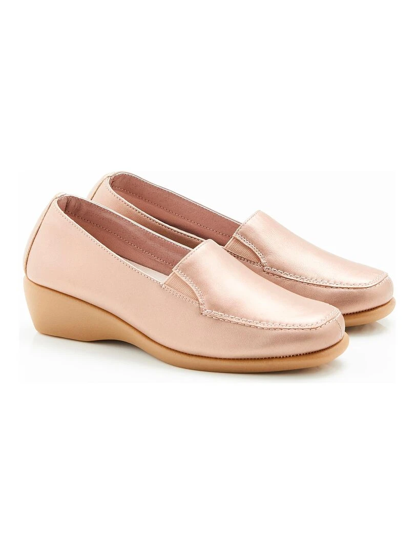 Mocassins souples Damart Doré/or