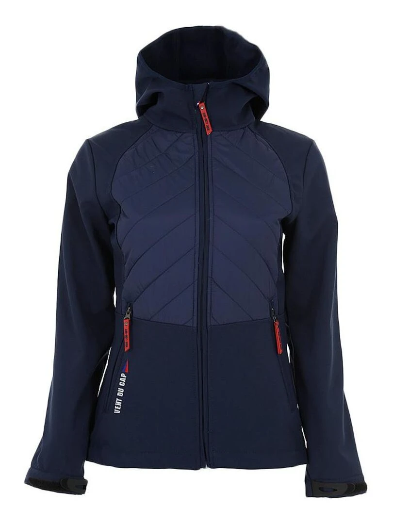 Blouson softshell femme APVER VENT DU CAP Bleu marine