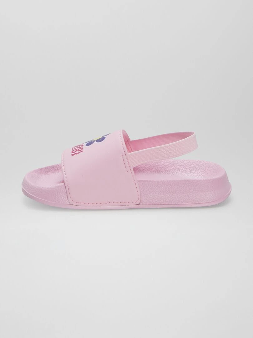 Claquettes de piscine fantaisie   Rose