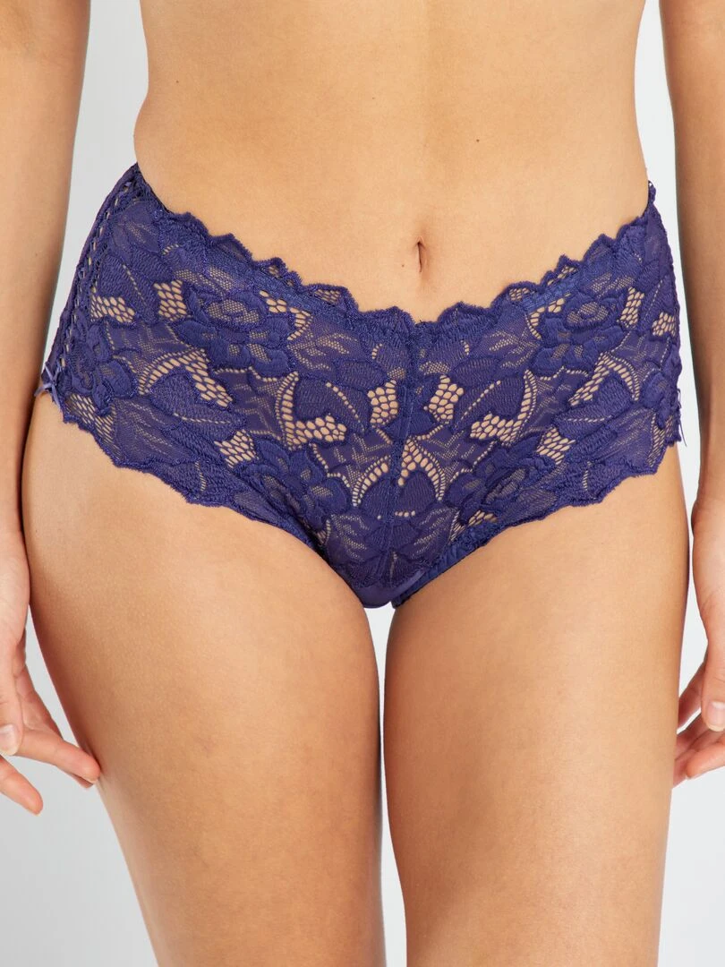 Culotte en dentelle Arum 'Sans Complexe'   Bleu