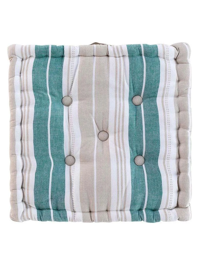 Coussin de sol Naturaline Bleu