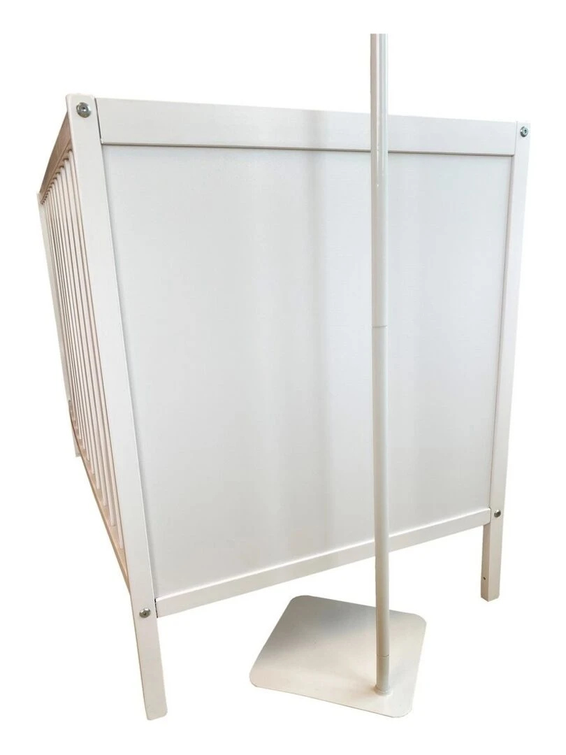 Steff   Flèche de lit   pour voile   pied carré   Blanc