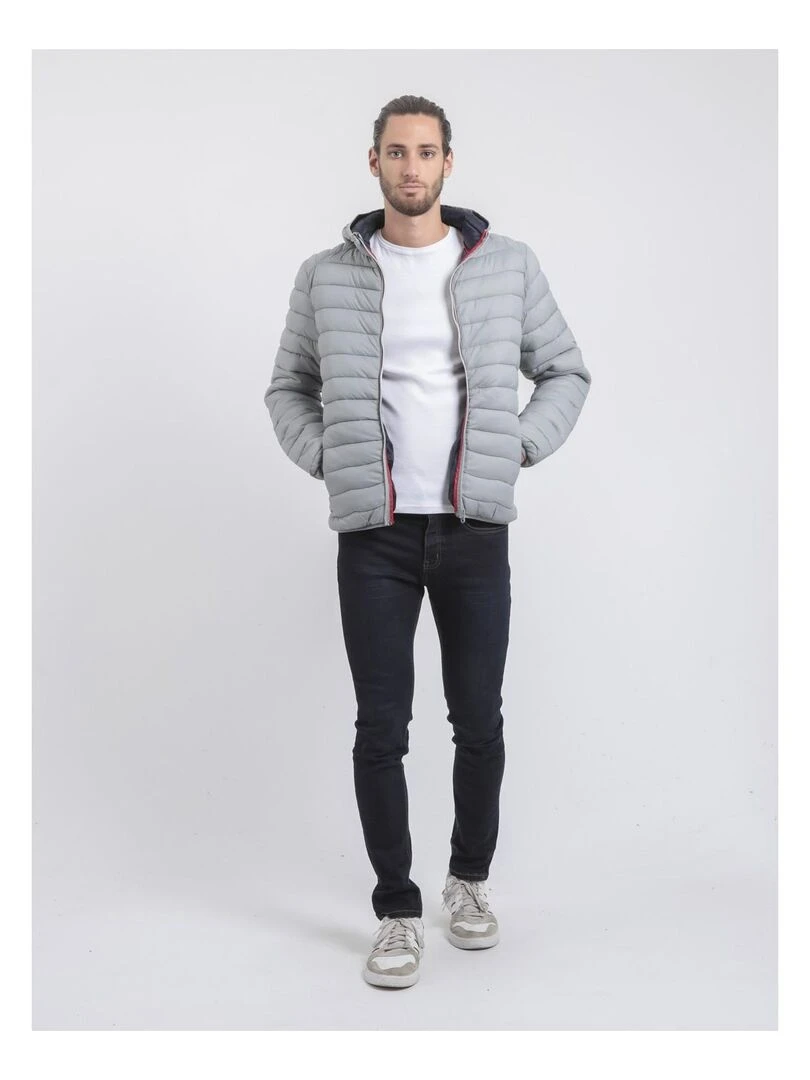 Doudoune légère capuche ZILLING II   Gris clair