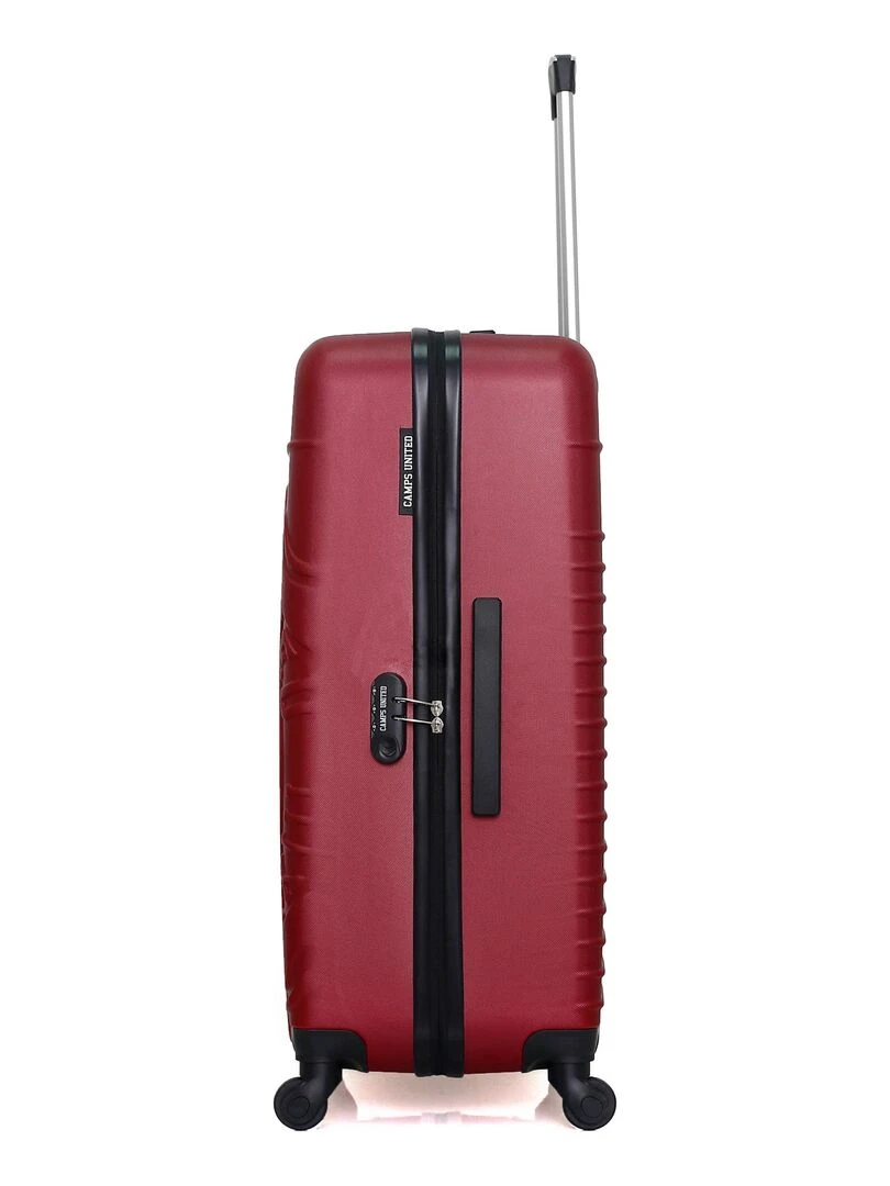 CAMPS UNITED   VALISE GRAND FORMAT ABS CAMBRIDGE 4 ROUES 75 CM   Bordeaux