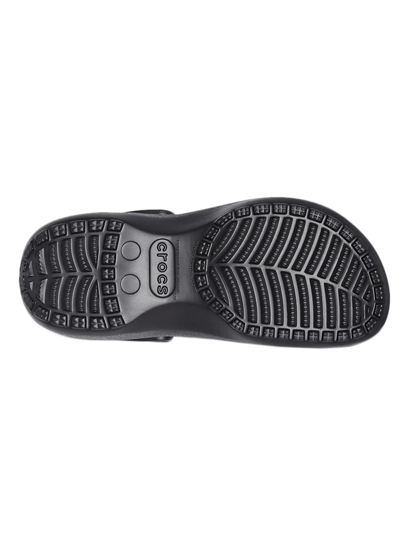 Sandales à Enfiler Crocs Classic Platform Clog   Noir
