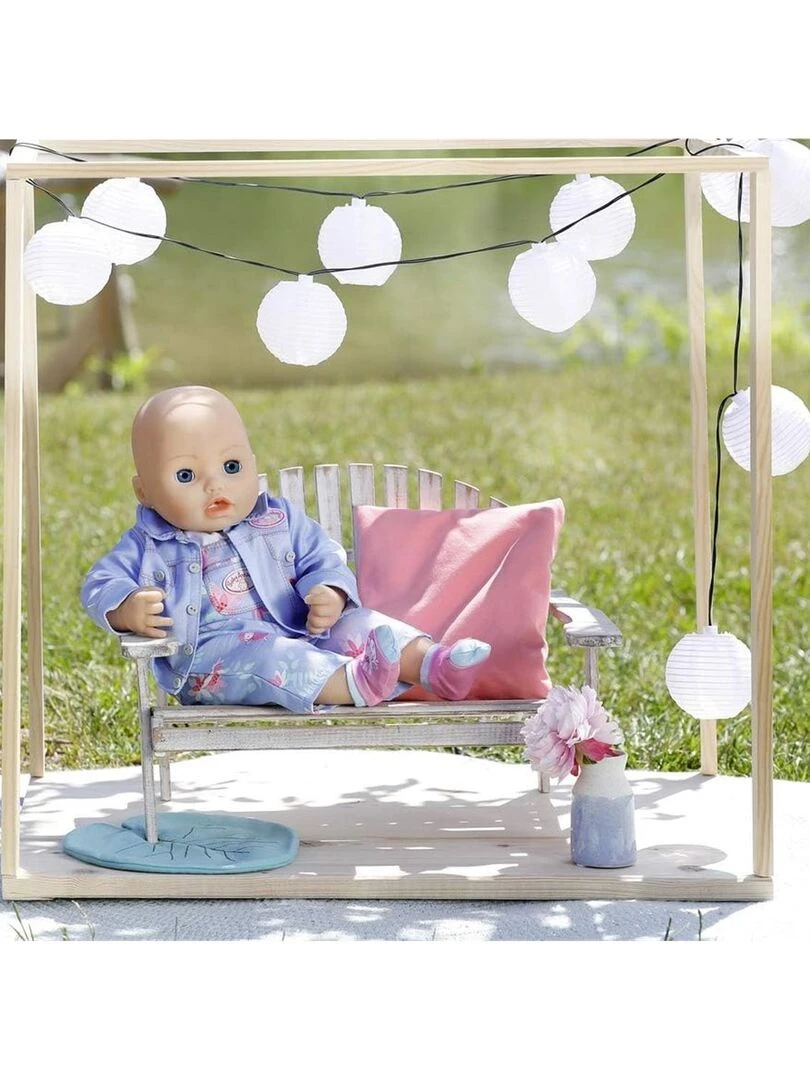 Baby Annabell Active Deluxe Jeans 43cm avec veste  chemise  pantalon et chaussettes.   N/A
