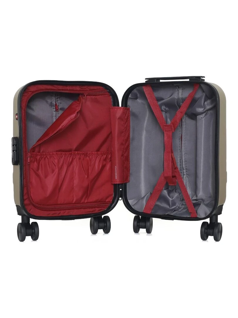 SWISS KOPPER   VALISE CABINE XS USTER 4 ROUES 46 CM   Beige