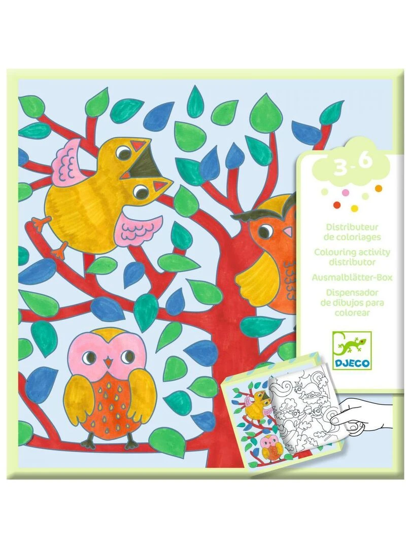 Coloriage pour les petits Distributeur de coloriages  Forêt   N/A