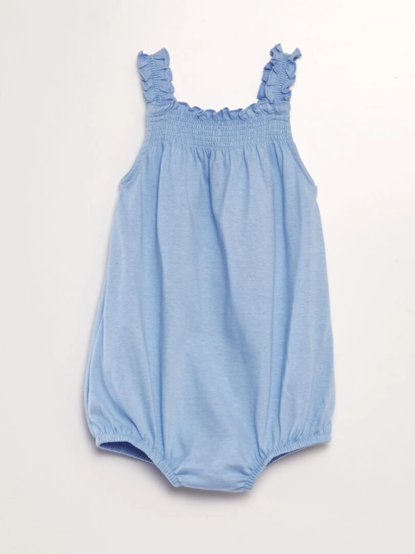 Barboteuse en jersey Bleu