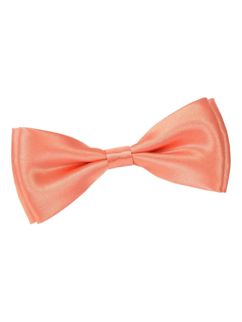 Noeud Papillon Satin Fabriqué en Europe Rose saumon