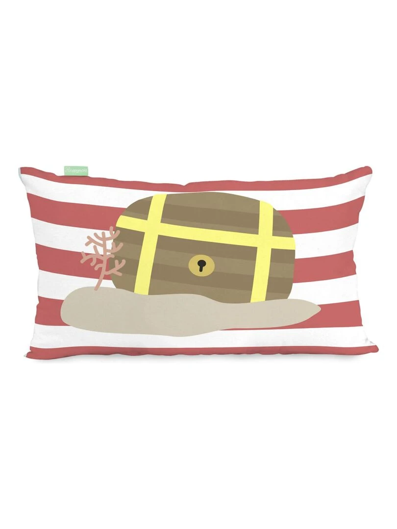 Housse de coussin Yellow submarine "Happyfriday" Blanc