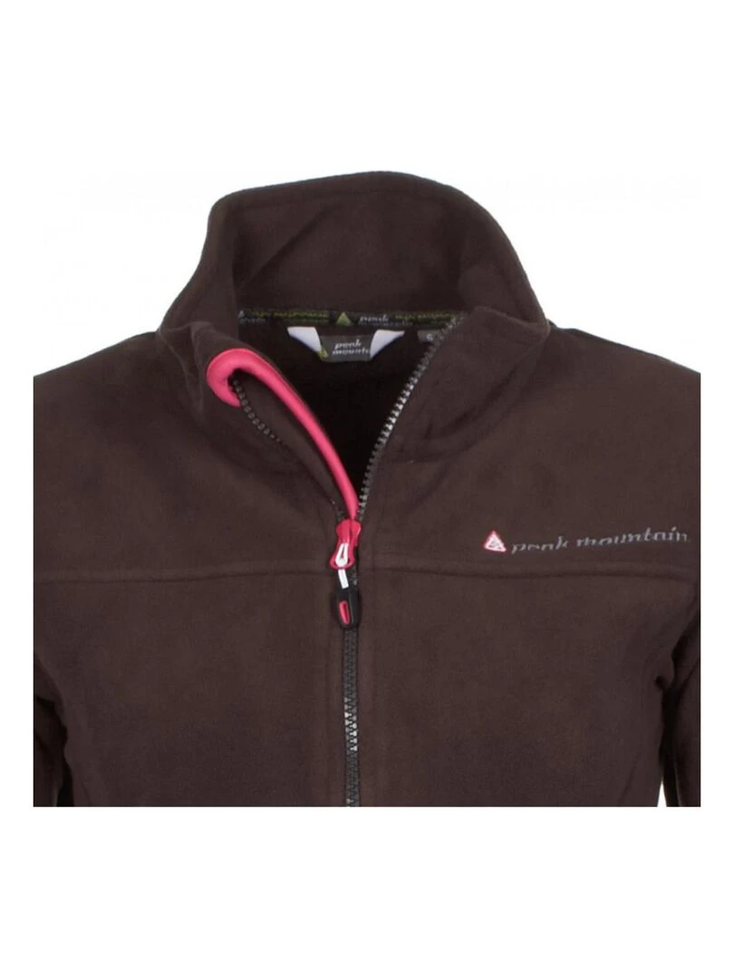 Blouson polaire femme ACESARE   Marron