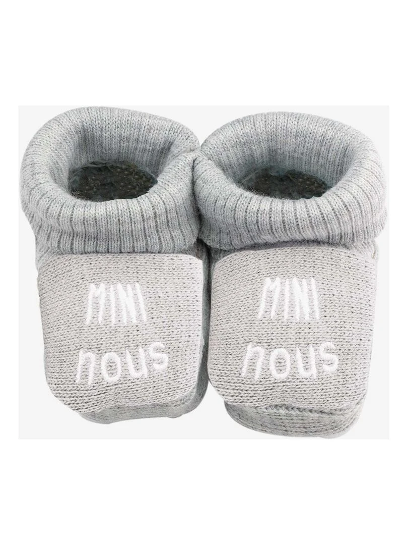 Chaussons naissance Mini Nous Moutarde
