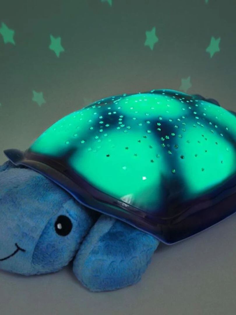 Veilleuse peluche Twilight Turtle Blue   Bleu