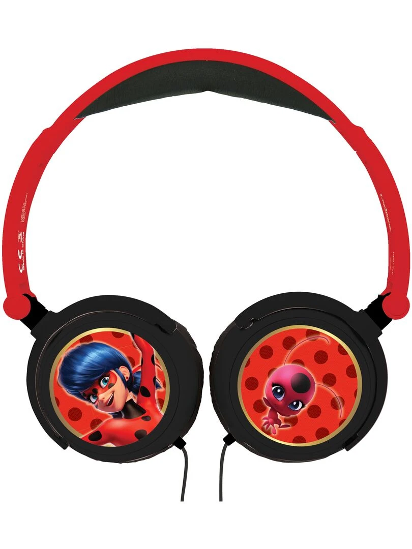 Casque Stéréo Filaire Pliable Pour Enfants Avec Limitation De Volume D'écoute Miraculous   N/A
