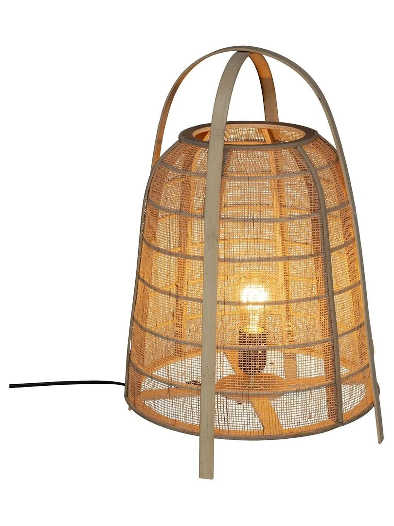 Lampe à poser bohème originale   Beige