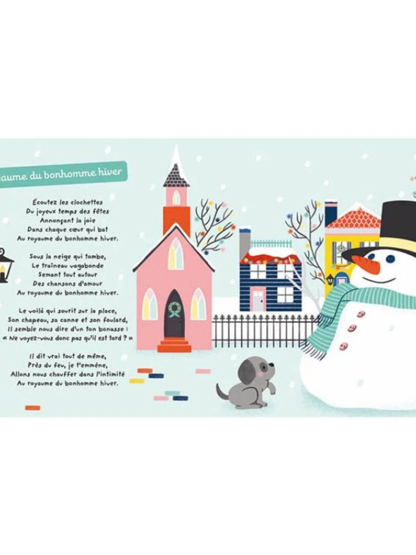 Livre sonore Mes premières comptines de Noël Multicolore