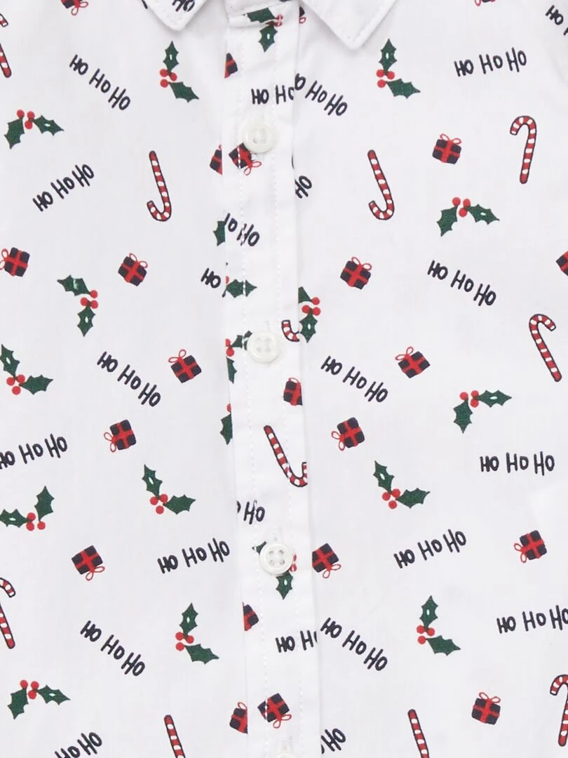 Chemise de Noël   Blanc