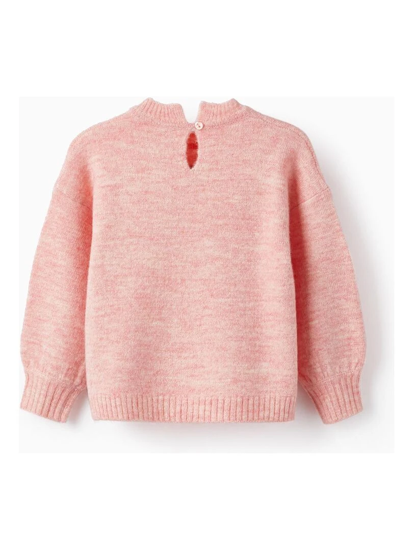 Pull en Maille pour Bébé Fille SWEET FROSTY DREAMS Rose