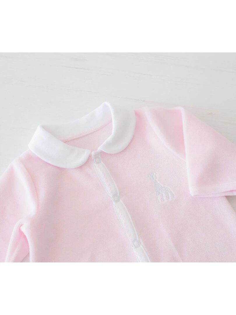Dors bien en Y   Grenouillière bébé   Rose