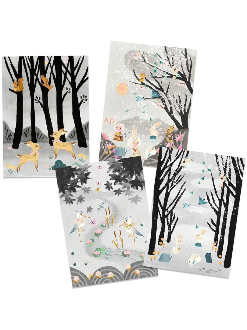 Tableaux à décorer : Dernières neiges   N/A