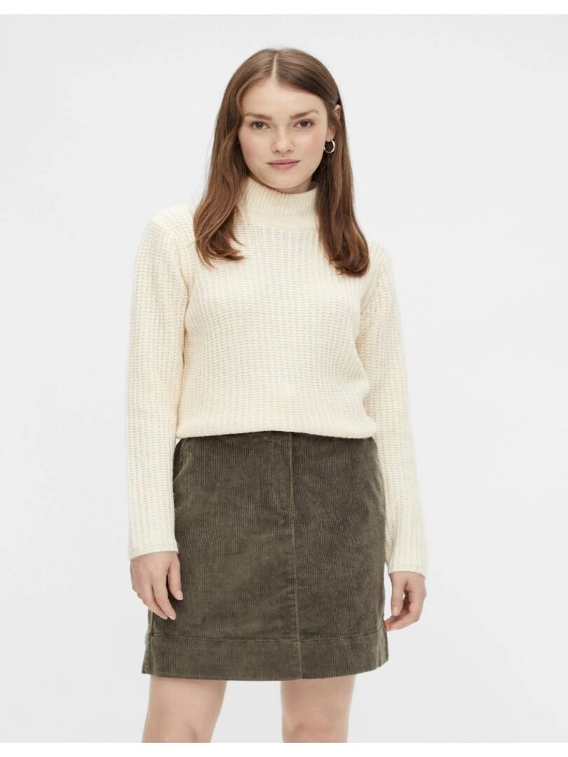 Pull en mailles Pieces Blanc Blanc